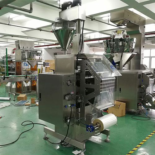 全自動定量蛋糕粉包裝機實拍圖