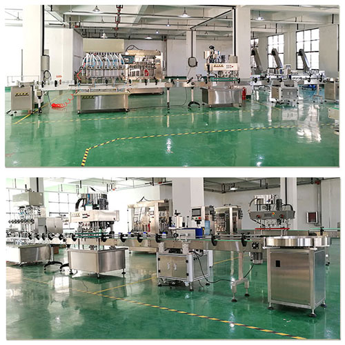 唐山灌裝機械生產廠家車間液體生產線實拍
