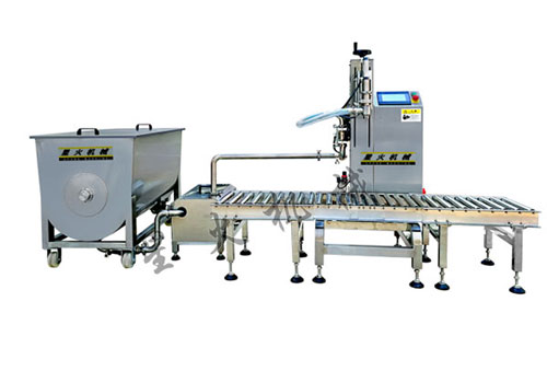 桶裝醬料自動灌裝機-桶裝醬料灌裝機廠家