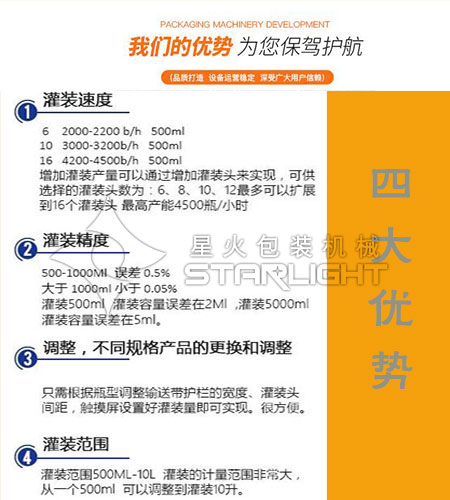 全自動食用油灌裝機細節展示