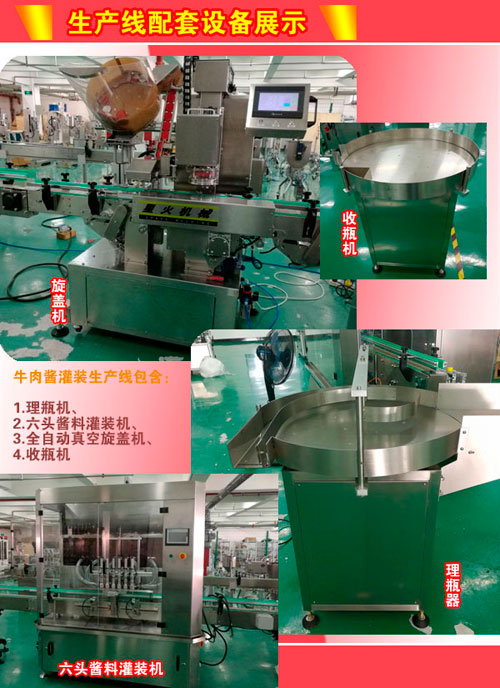 全自動灌裝旋蓋貼標生產線組成設備