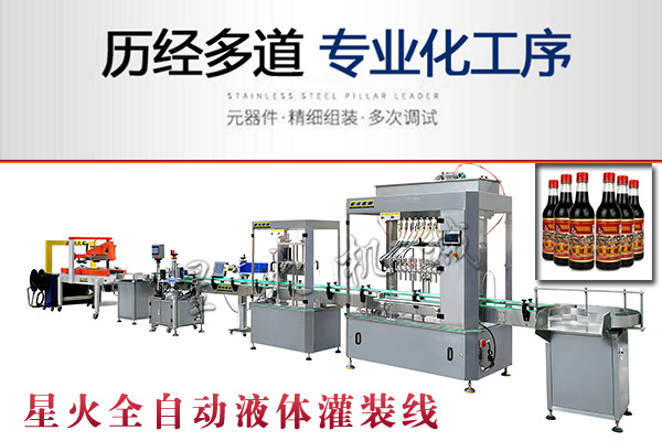 液體灌裝線、全自動液體灌裝線展示