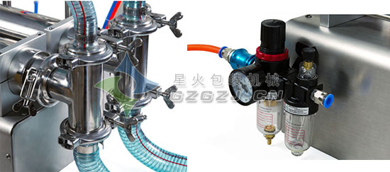 雙頭液體灌裝機細節(jié)展示