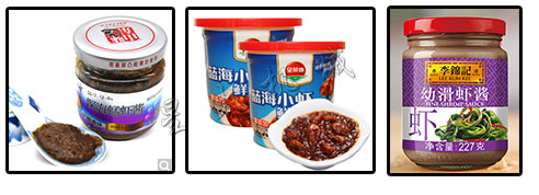蝦醬灌裝機包裝樣品展示